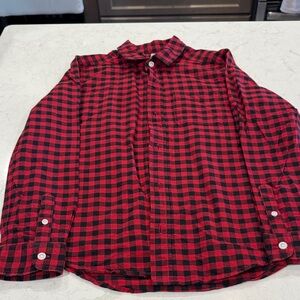 Buffalo plaid button down shirt